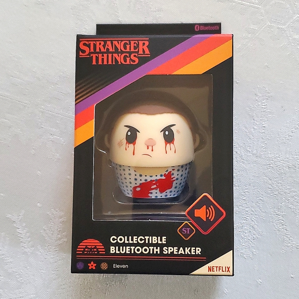 NIB New Netflix Stranger Things Eleven Bitty Boomer Bluetooth Speaker